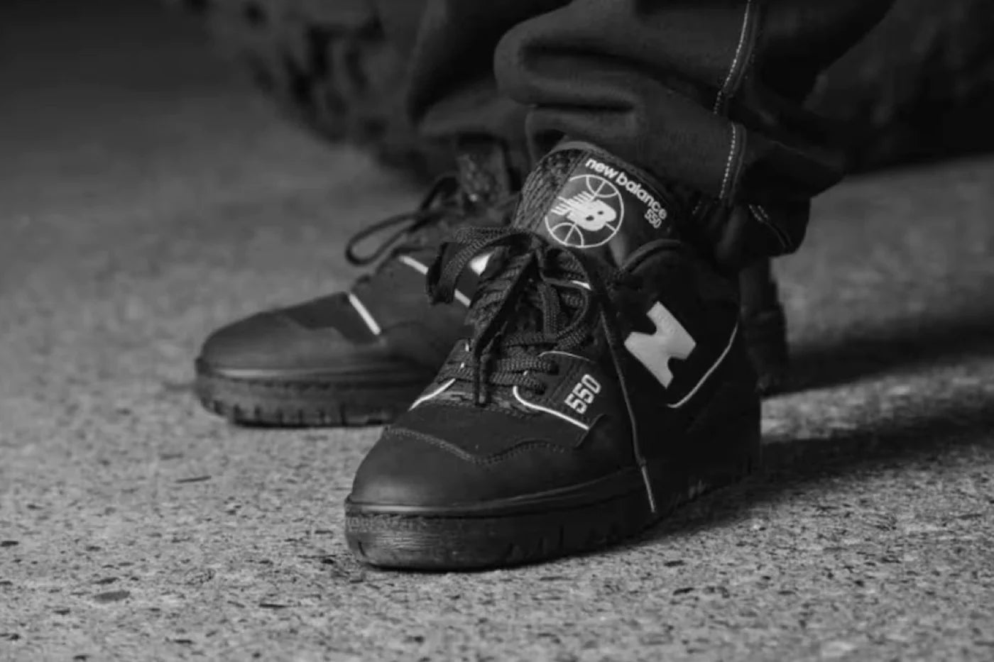 atmos' New Balance 550 "Back In Black" - black beauty