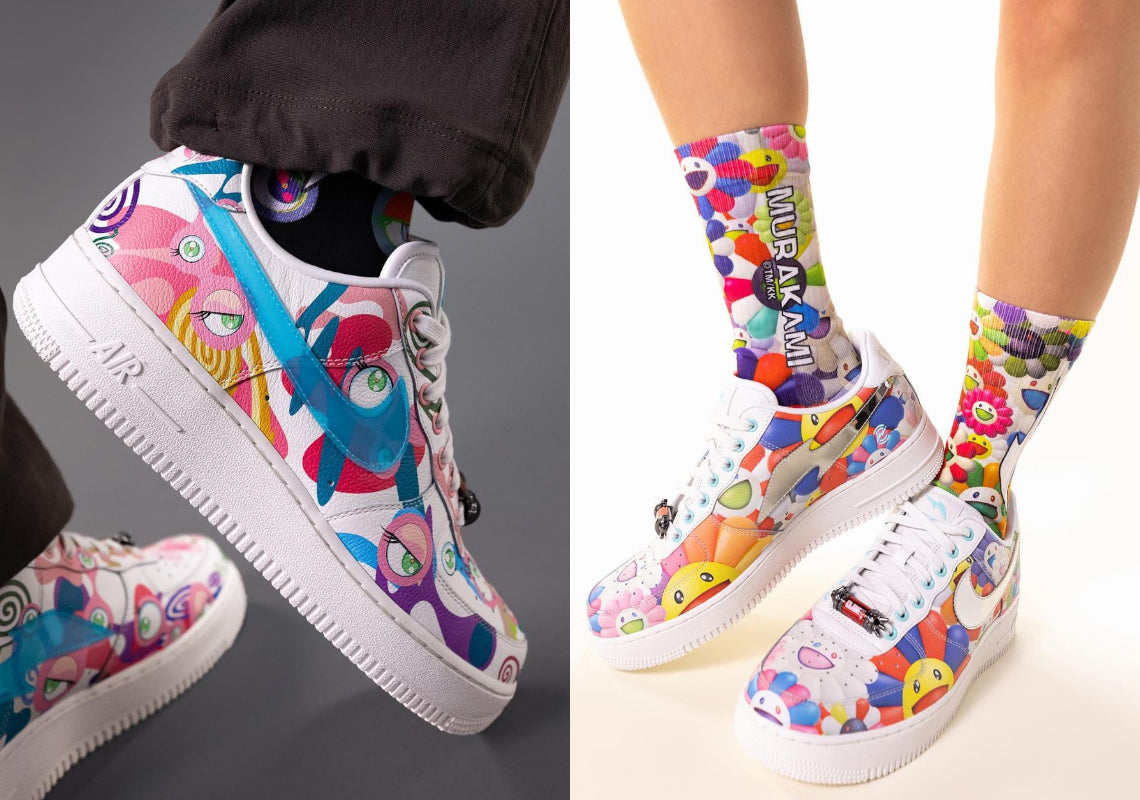 Nike X RFTKT Takashi Murakami closer look EKICKS