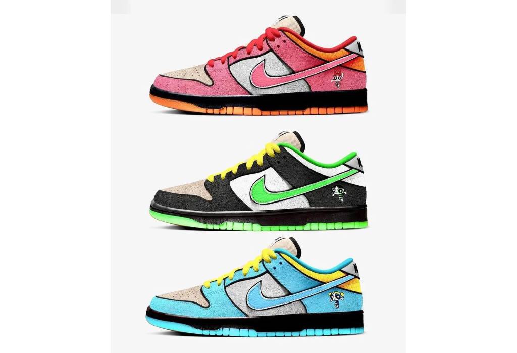 Nike sb x powerpuff girl