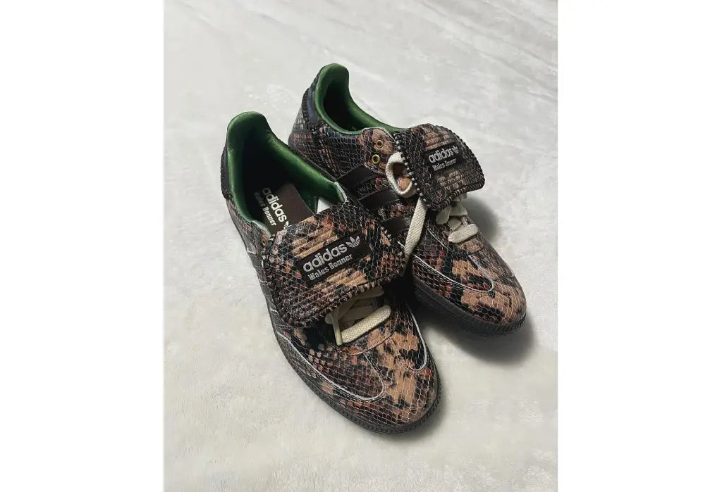 Wales Bonner x adidas Samba “Python”  Sample photos