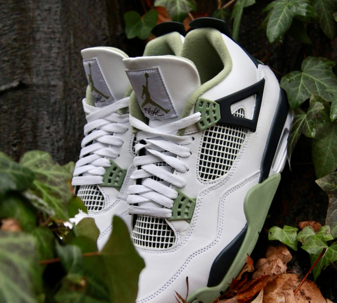 Air Jordan 4 Seafoam - a closer look by team EKICKS