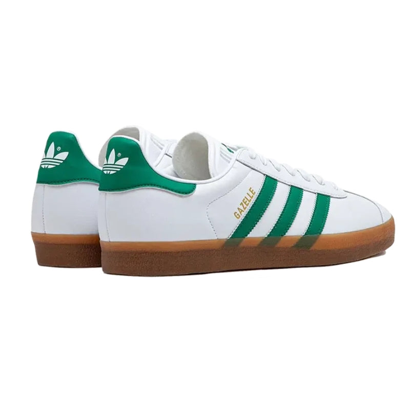 Adidas Gazelle White Bold Green Gum