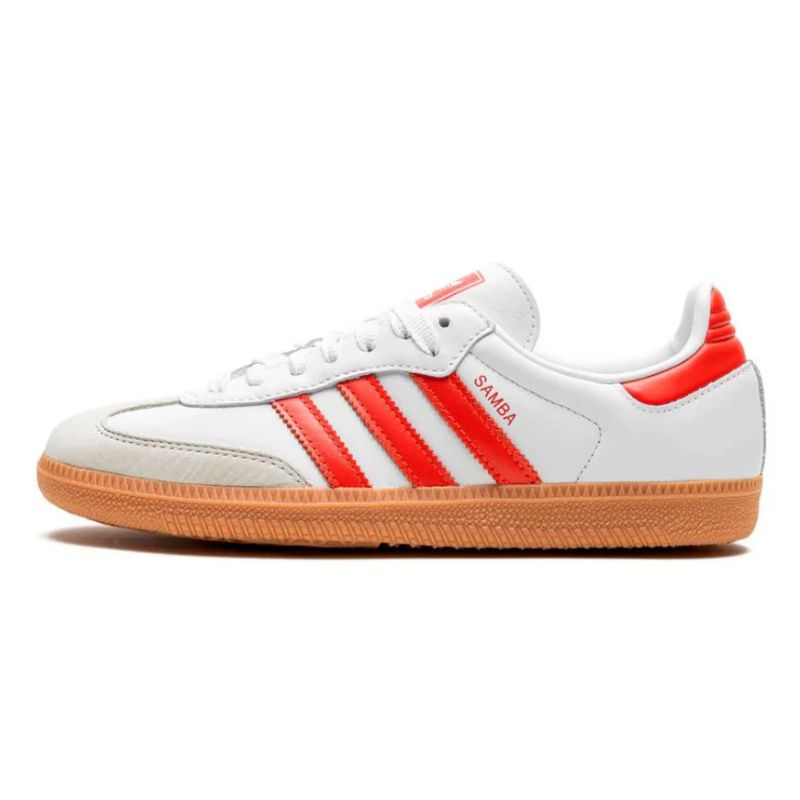 Adidas Samba OG White Solar Red Gum