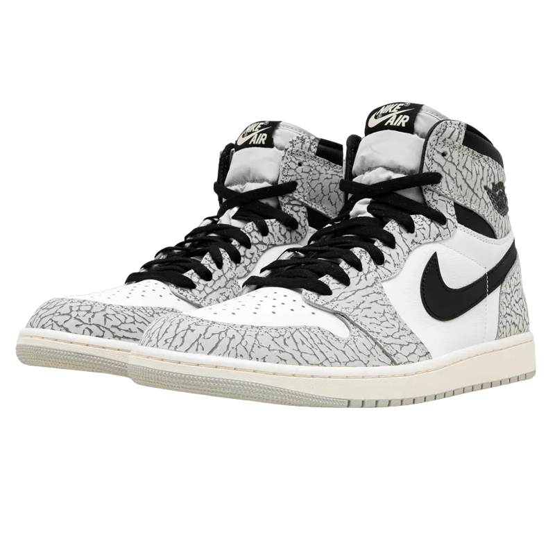 Jordan 1 Retro High OG White Cement