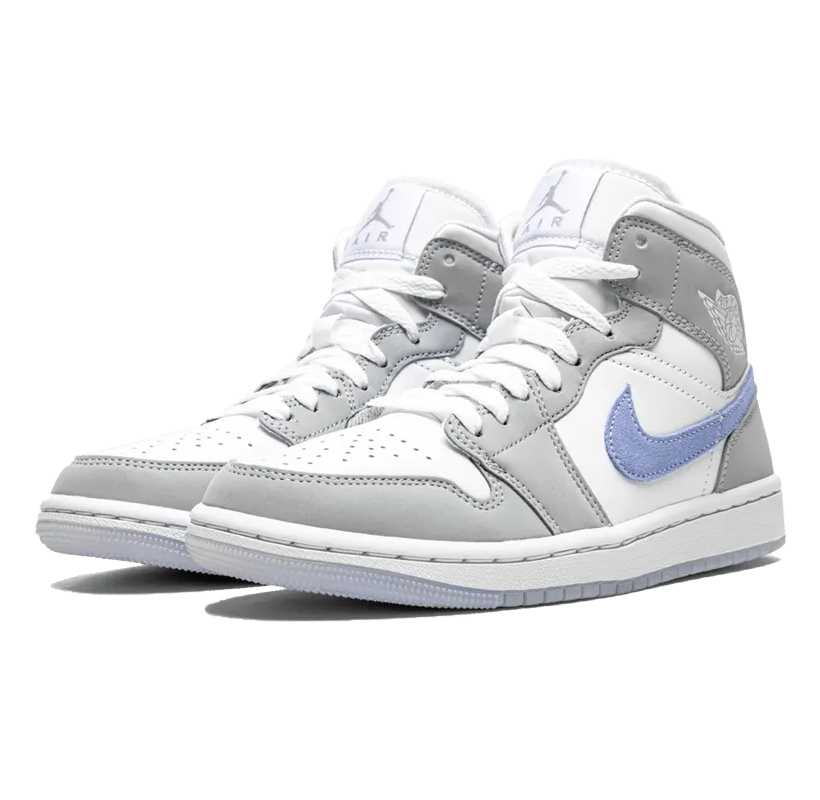 Hliník Air Jordan 1 Mid Wolf Grey