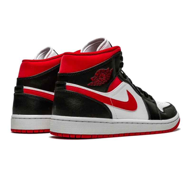 Air Jordan 1 Mid Black Gym Red
