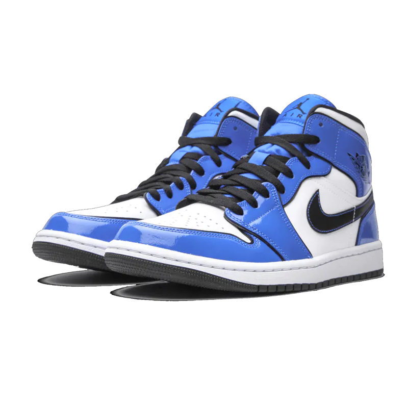Jordan 1 Mid Signal Blue