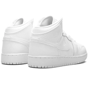 Air Jordan 1 Mid GS Triple White