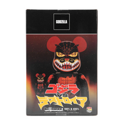 Bearbrick Godzilla VS Destoroyah version Godzilla (Meltdown) 100% & 400% Set Clear Orange Ver