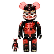 Bearbrick Godzilla VS Destoroyah version Godzilla (Meltdown) 100% & 400% Set Clear Orange Ver