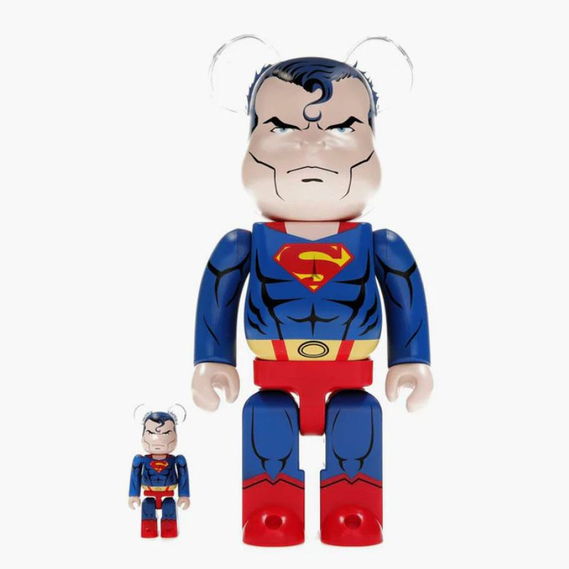 Bearbrick Superman Hush 100% + 400% Set