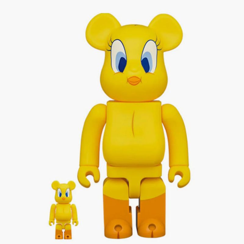 Bearbrick Tweety 100% & 400% Set
