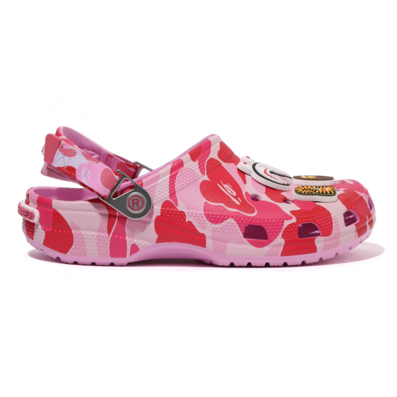 Crocs Classic Clog A Bathing Ape ABC Camo Pink