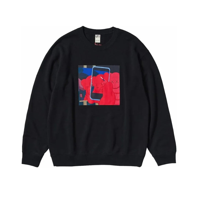 KAWS x Uniqlo Warhol Graphic 476119 Sweatshirt Black