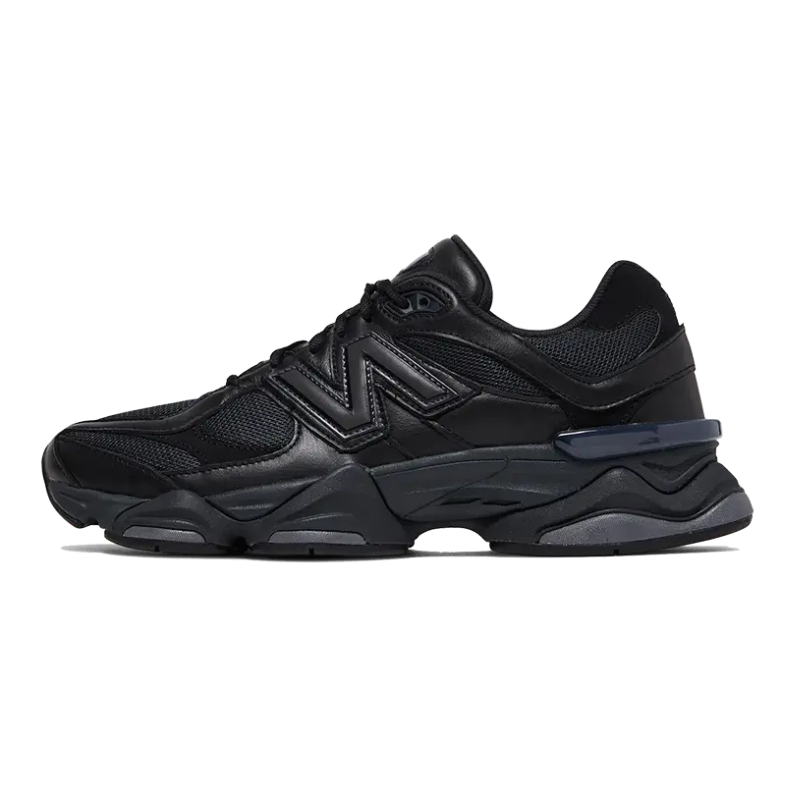 New Balance 9060 Triple Black Leather