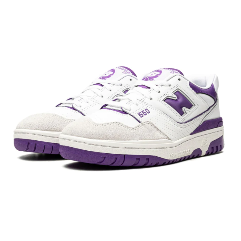 New Balance 550 White Purple