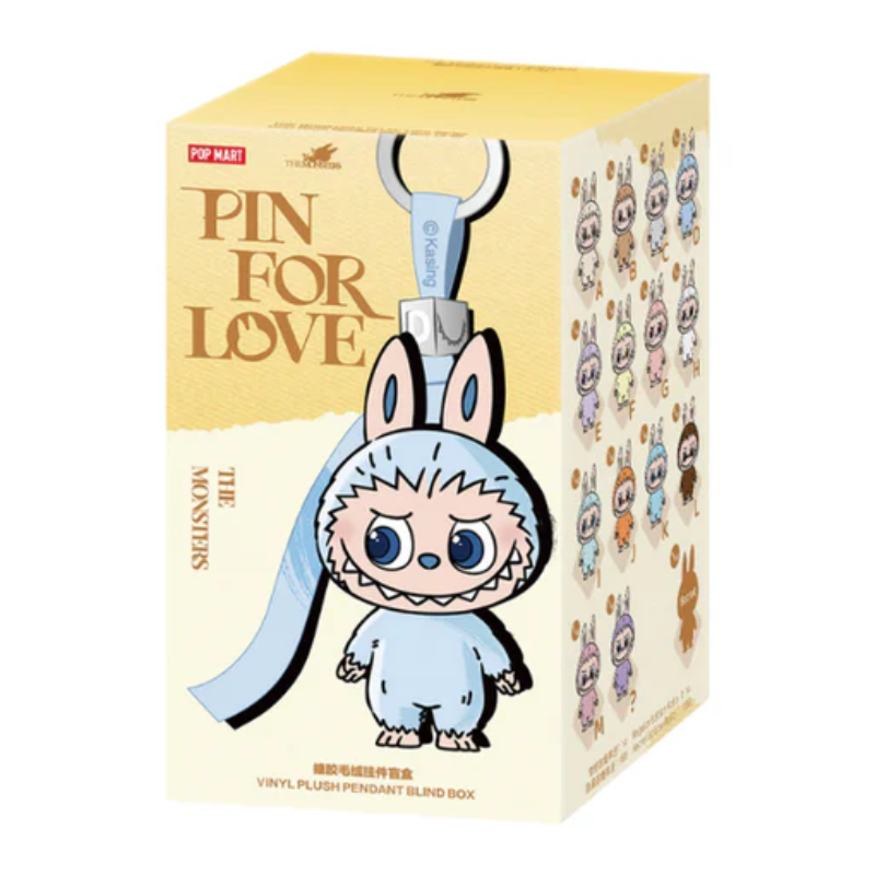Pop Mart Labubu The Monster Pin for Love (A-M) Brelok Blind Box