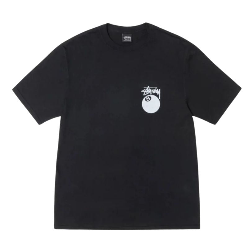 Stüssy 8 Ball Tee Pigment Dyed Black