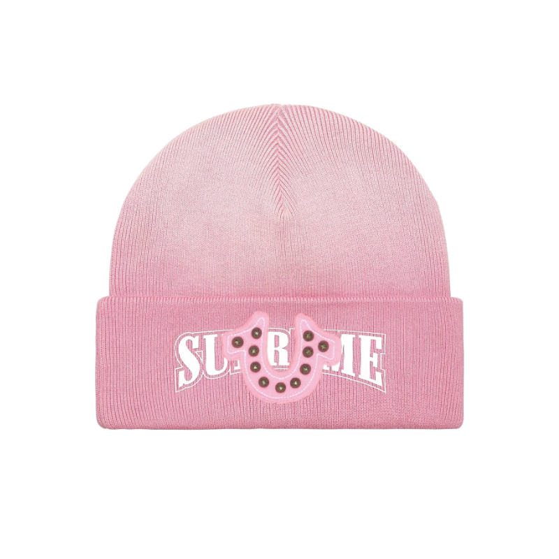Supreme True Religion Beanie　Pink Supreme True Religion Beanie Pink – EKICKS