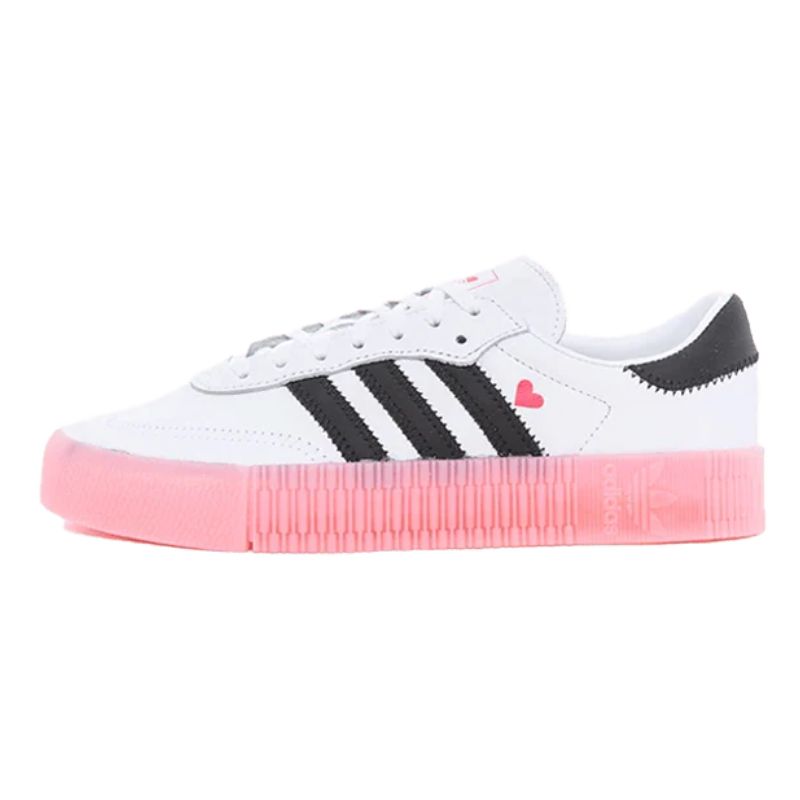 adidas gazelle silver green womens adidas Sambarose Valentine – EKICKS