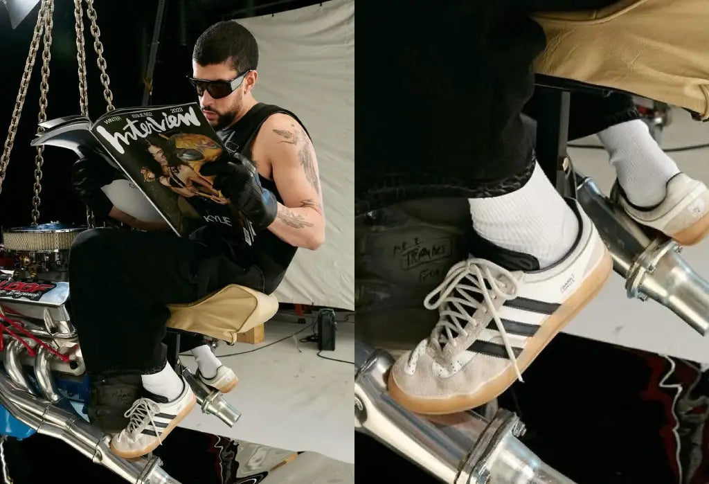Let's see what adidas and Bad Bunny are cooking up -  Bad Bunny x adidas Gazelle Indoor.