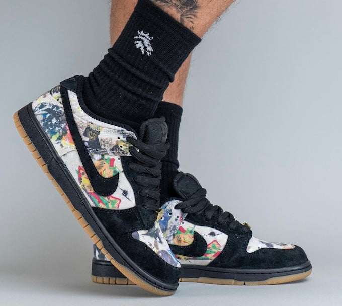 supreme×nike sb dunk low rammellzee - スニーカー