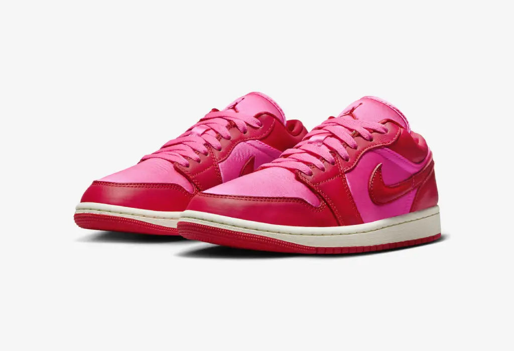 Air Jordan 1 Low SE "Pink Blast" with a shot of Valentine's Day