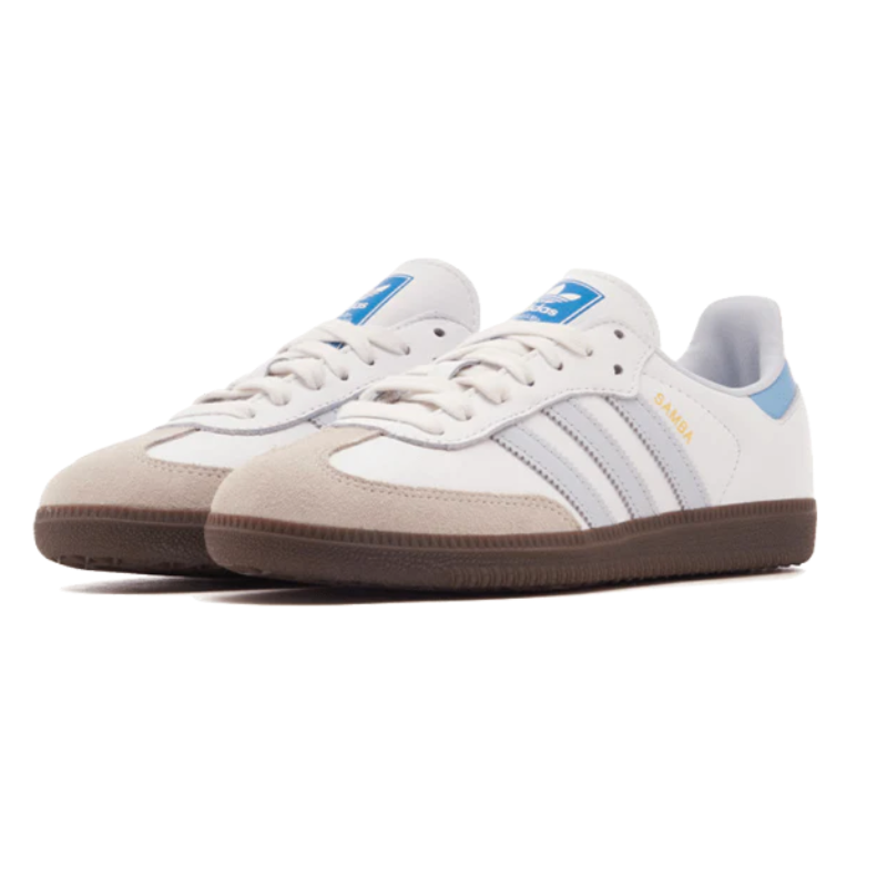 Adidas Samba OG Core White Halo Blue EKICKS