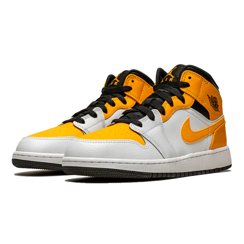 Air Jordan 1 Mid GS University Gold – EKICKS