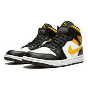 Air Jordan 1 Mid White Pollen Black