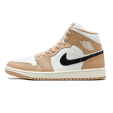 Air Jordan 1 Mid Tan Black