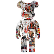 Bearbrick Andy Warhol x JEAN-MICHEL BASQUIAT #4 400%