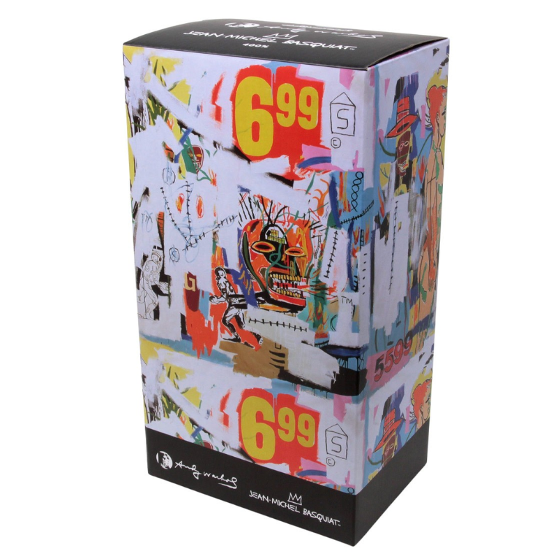 Bearbrick Andy Warhol x JEAN-MICHEL BASQUIAT #4 400%
