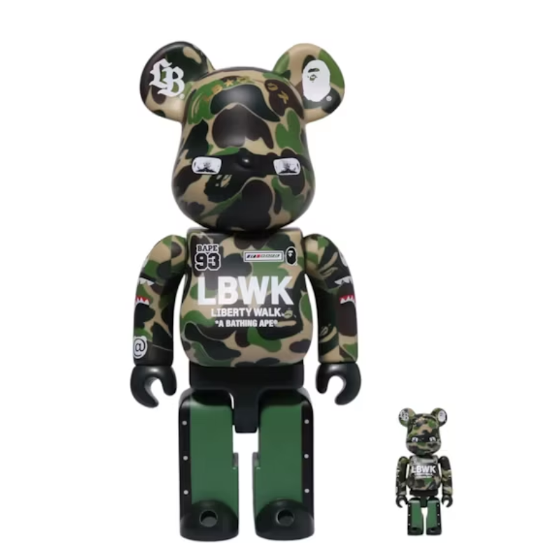 Bearbrick Baby Milo Clear Ear Ver 100% series Medicom 400