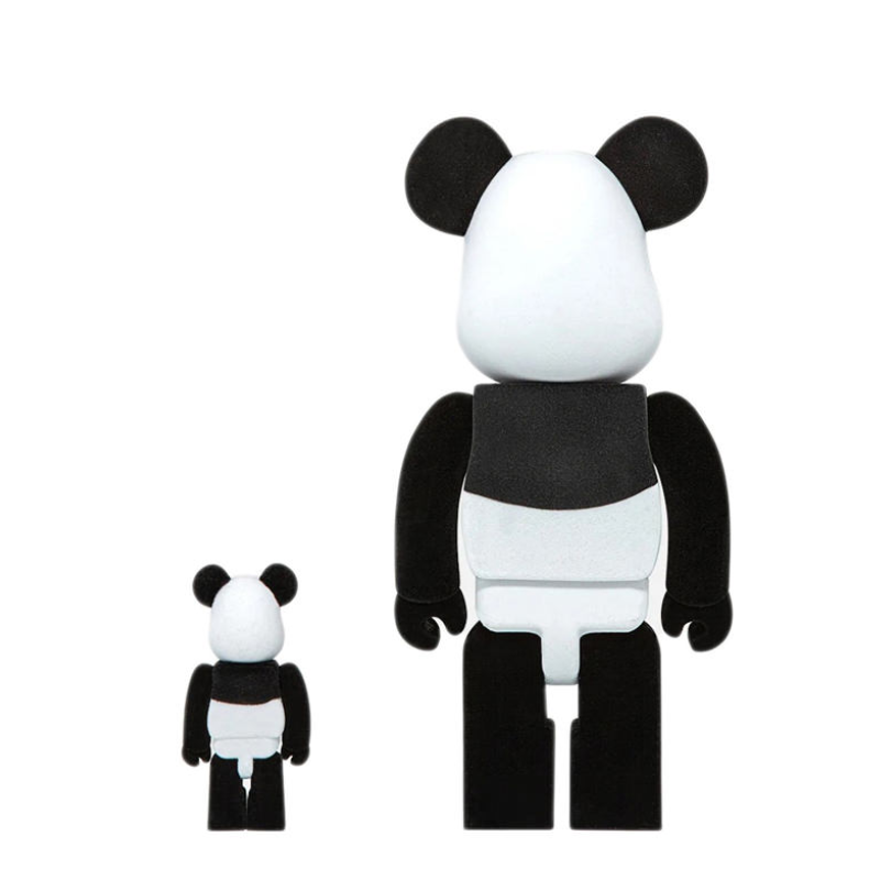 Bearbrick x CLOT Panda 100% & 400% Set