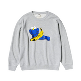 KAWS + WARHOL UT GRAPHIC SWEATSHIRT Grey
