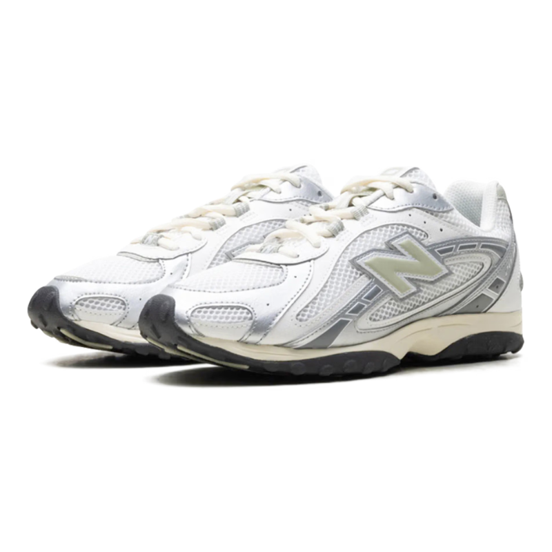 New Balance 204L Silver Metallic Sage Green