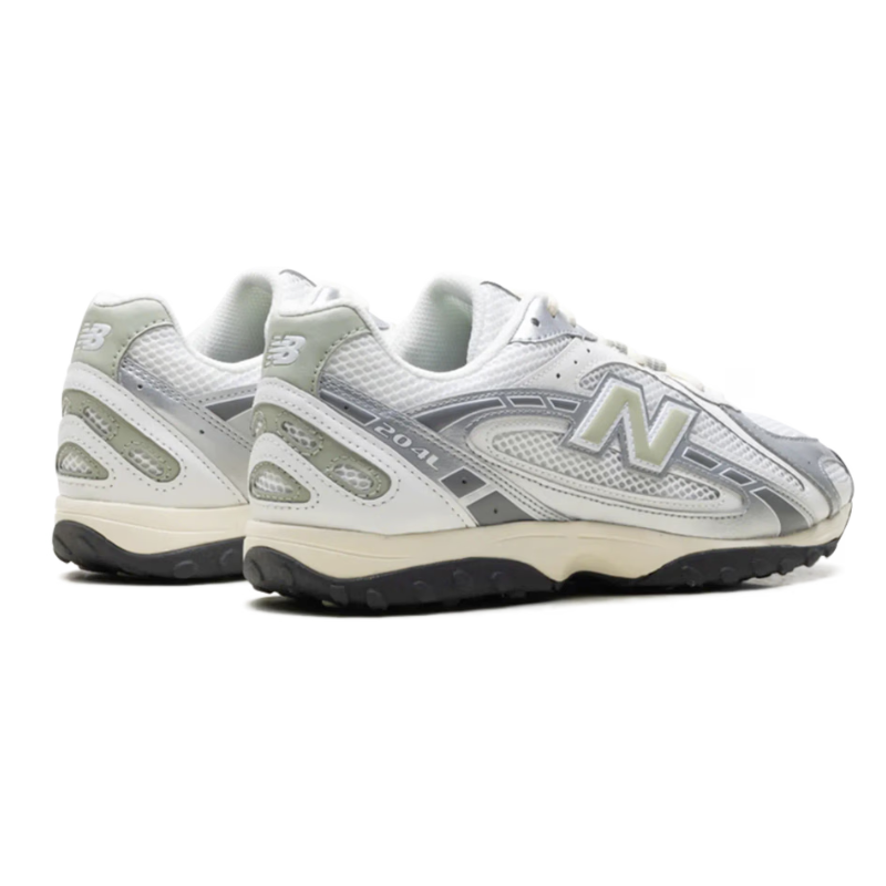 New Balance 204L Silver Metallic Sage Green