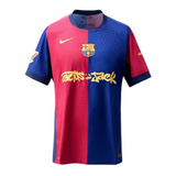 Nike FC Barcelona x Travis Scott Limited Edition Match Home 2024/25 Jersey Blue/Scarlet