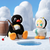 Pop Mart Baby Molly x Pingu Happy Fishing Series Plush Pendant