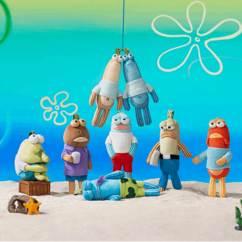 POP MART Bikini Bottom Buddies ボックス Pop Mart x Bikini Bottom Buddies Plush Single Blind Box – EKICKS