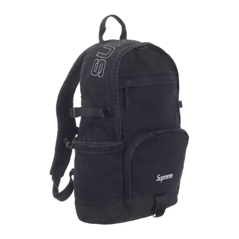 Supreme Denim Backpack Black