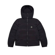Trapstar Irongate Detachable Hooded Puffer Jacket Black