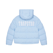 Trapstar Decoded Hooded Puffer 2.0 Ice Blue