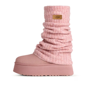 UGG Classic Mini Dipper Legwarmer Boot Pink Dawn (W)