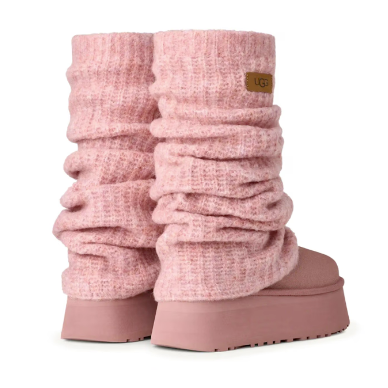 UGG Classic Mini Dipper Legwarmer Boot Pink Dawn (W)
