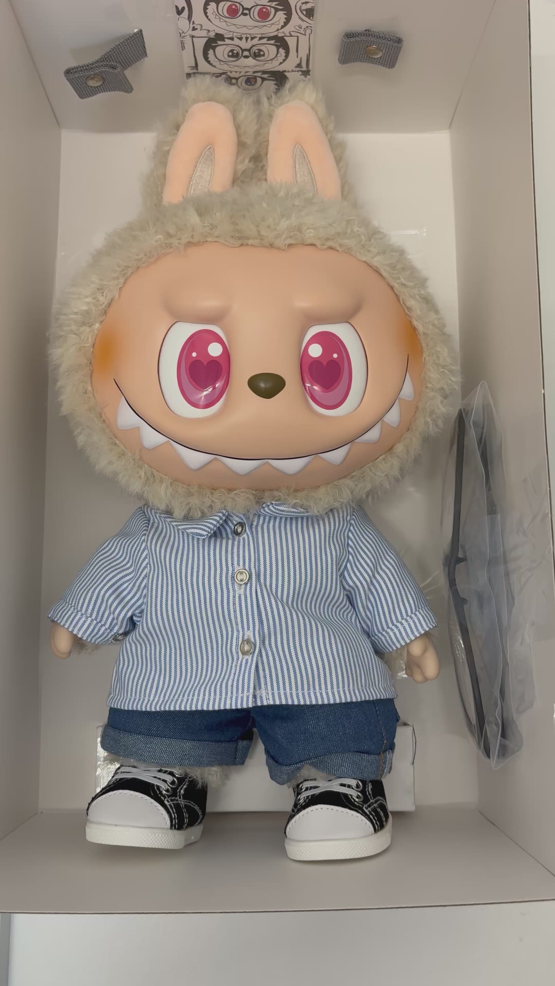 Pop Mart Labubu The Monsters Flip With Me Vinyl Plush Doll