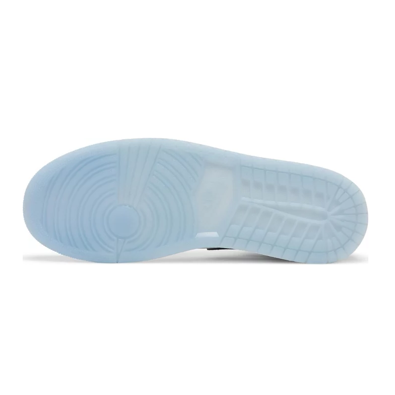 Ice blue top bottom jordans